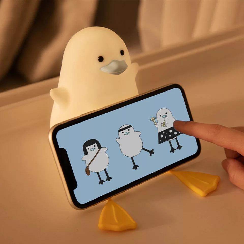 Shop LED Ducky Night Lamp/Light - Goodlifebean Plushie | Stuffed Animal