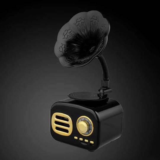 Shop Vintage Gramophone Bluetooth Speaker - Goodlifebean Plushie | Stuffed Animal