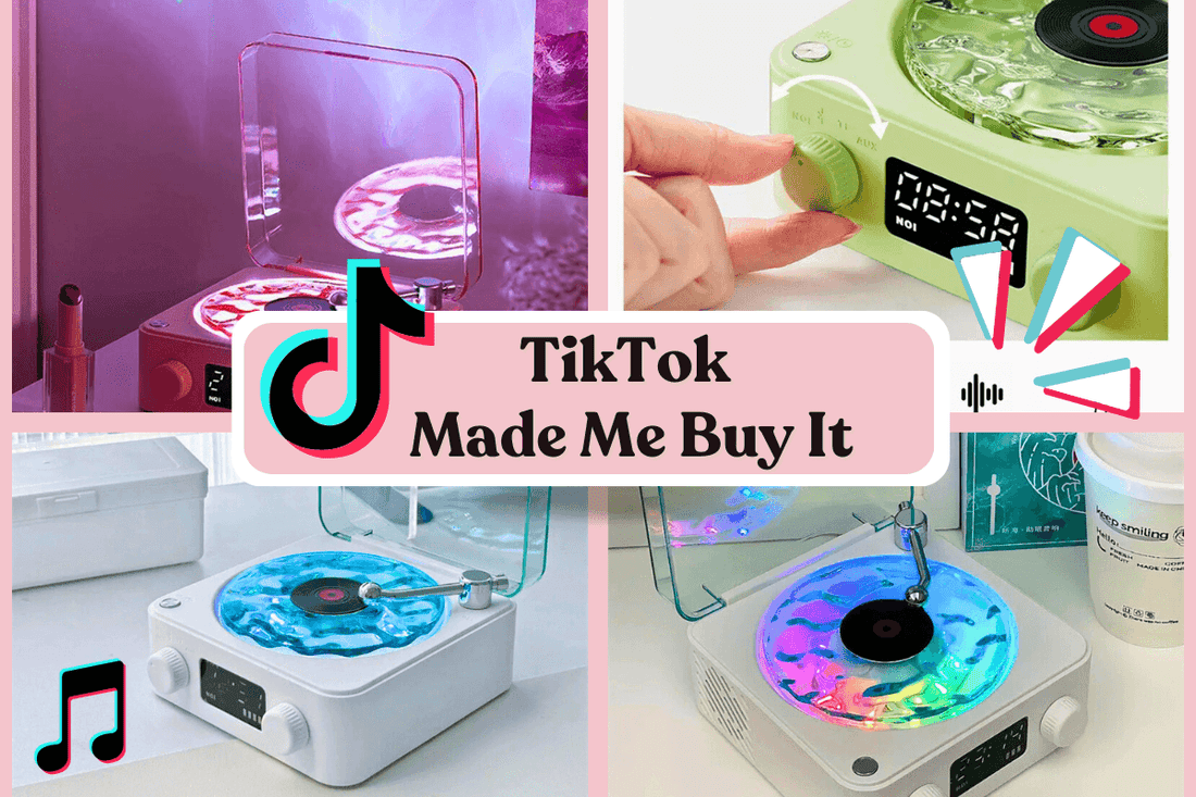 Meet TikTok's Newest Obsession: RetroWave Vinyl Wave Speaker - Goodlifebean