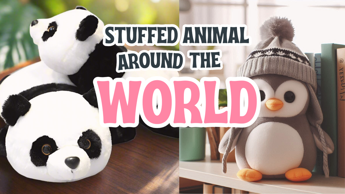 Stuffed Animals Globally | Panda Plushie from China | American Teddy bear