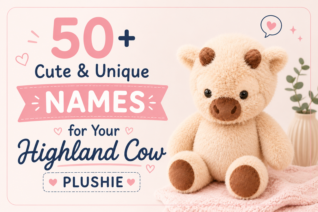 50+ Cute & Unique Names for Your Highland Cow Plushie