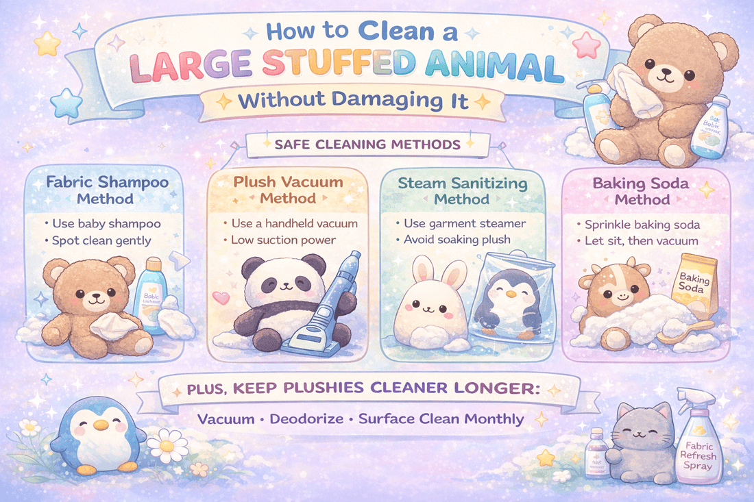 How to Clean a Large Stuffed Animal Without Damaging It - Goodlifebean