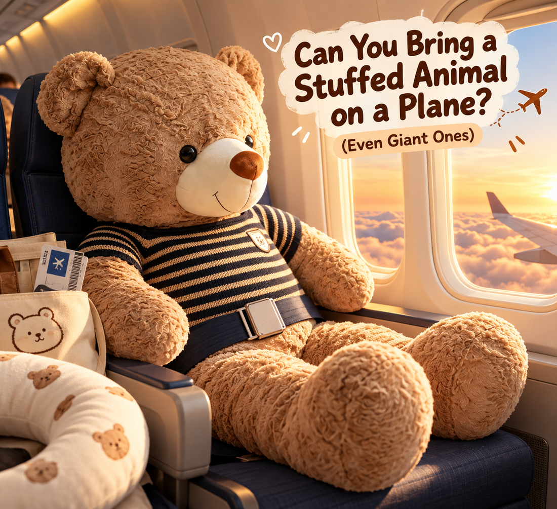 Can You Bring a Stuffed Animal on a Plane? (Even Giant Ones)