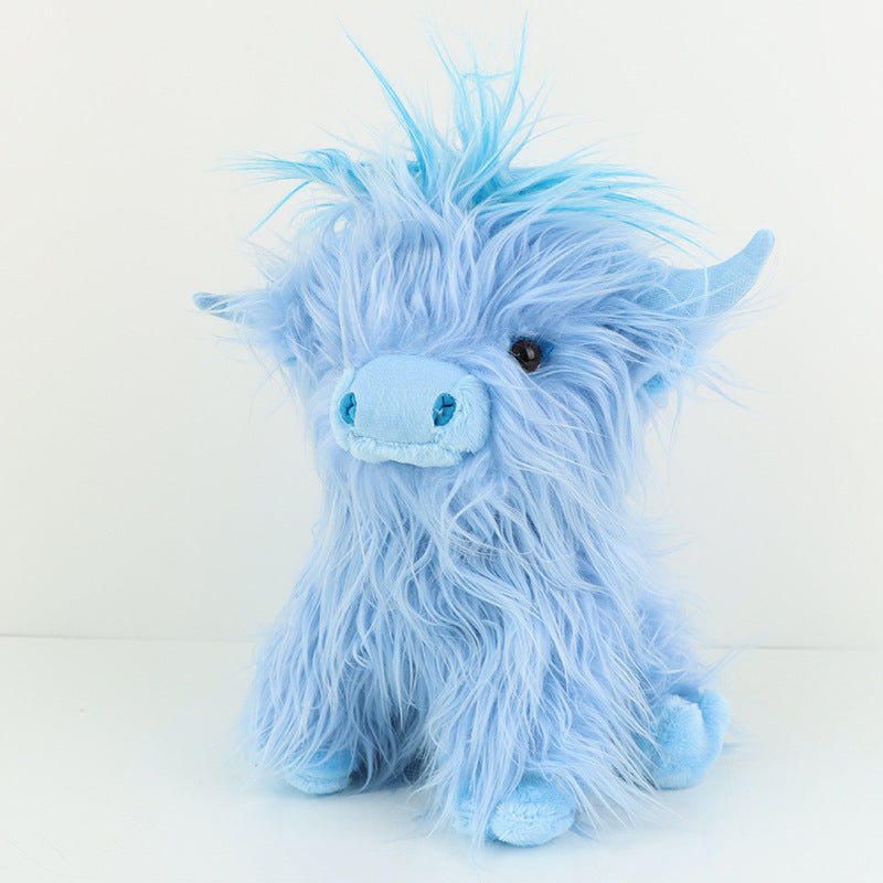 Blue Highland Cow Plushie | Mini Highland Cow Plushie - Goodlifebean product_type