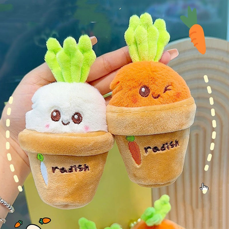 Shop Rooting for You™ – Kawaii Carrot & Radish Couple Keychains - Goodlifebean Plushies | Stuffed Animals
