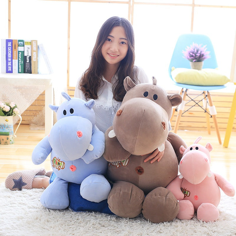 Shop Hazel the Happy Hippo Plushie - Stuffed Animals Goodlifebean Plushies | Stuffed Animals