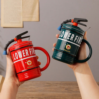 Quirky Fire Extinguisher Mug