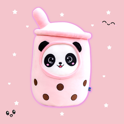 Shop Kawaii Panda in Boba Tea Plushie | Bubble Tea Plush - Goodlifebean Black Friday Sale | Plushies | Giant Teddy Bear