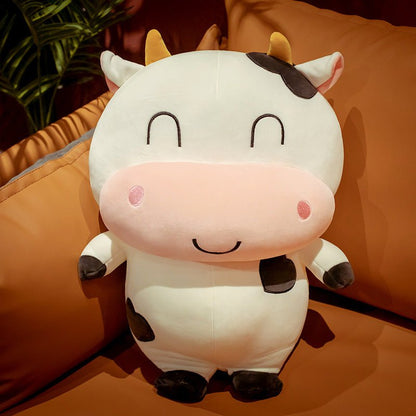 Chubby Happy Cow Plushie | Stuffed Animal Cow - Goodlifebean product_type