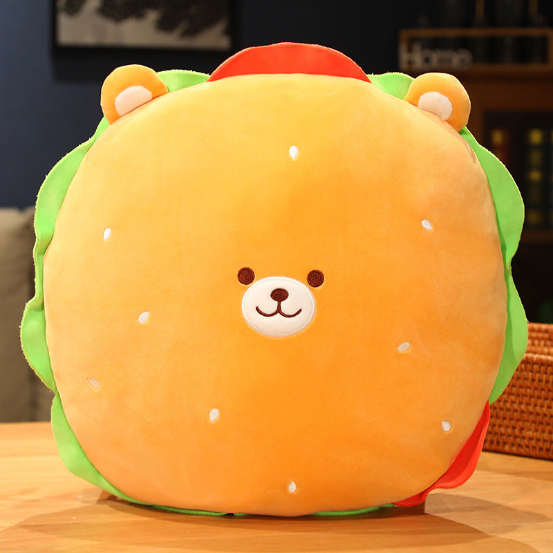 Shop Kawaii Stuffed Hamburger Plushie - Goodlifebean Black Friday Sale | Plushies | Giant Teddy Bear