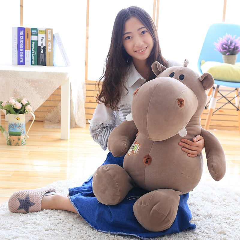 Shop Hazel the Happy Hippo Plushie - Stuffed Animals Goodlifebean Plushies | Stuffed Animals