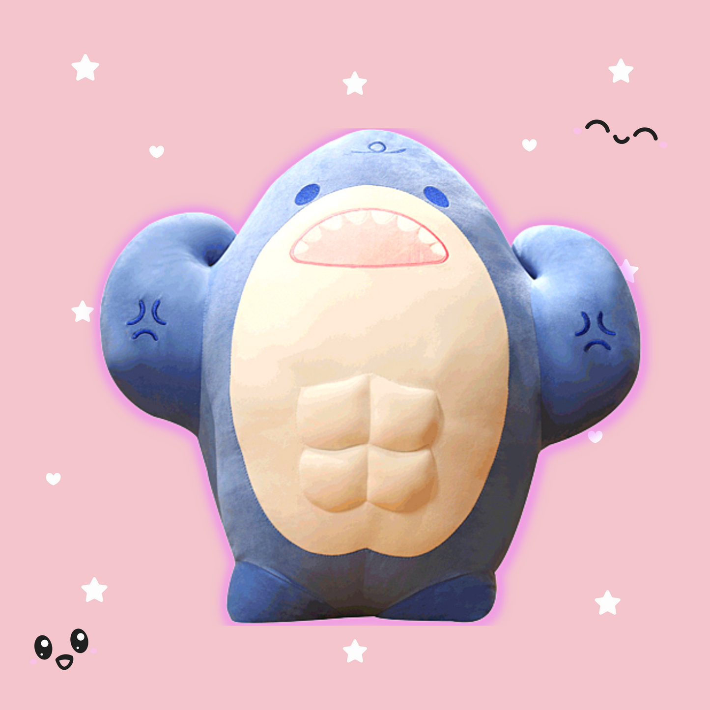 Shop Buffed Muscular Shark Plushie - Goodlifebean Black Friday Sale | Plushies | Giant Teddy Bear