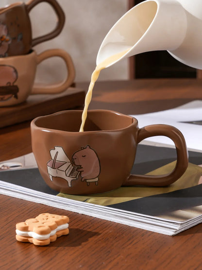 CapyBean: Kawaii Capybara Coffee Cup
