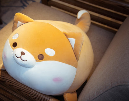 Giant Kawaii Corgi Plushie | Chonky Stuffed Corgi