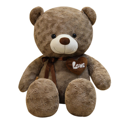 Shop Giant Fuzzy Brown Life Size Teddy Bear( 3ft) - Stuffed Animals Goodlifebean Plushies | Stuffed Animals