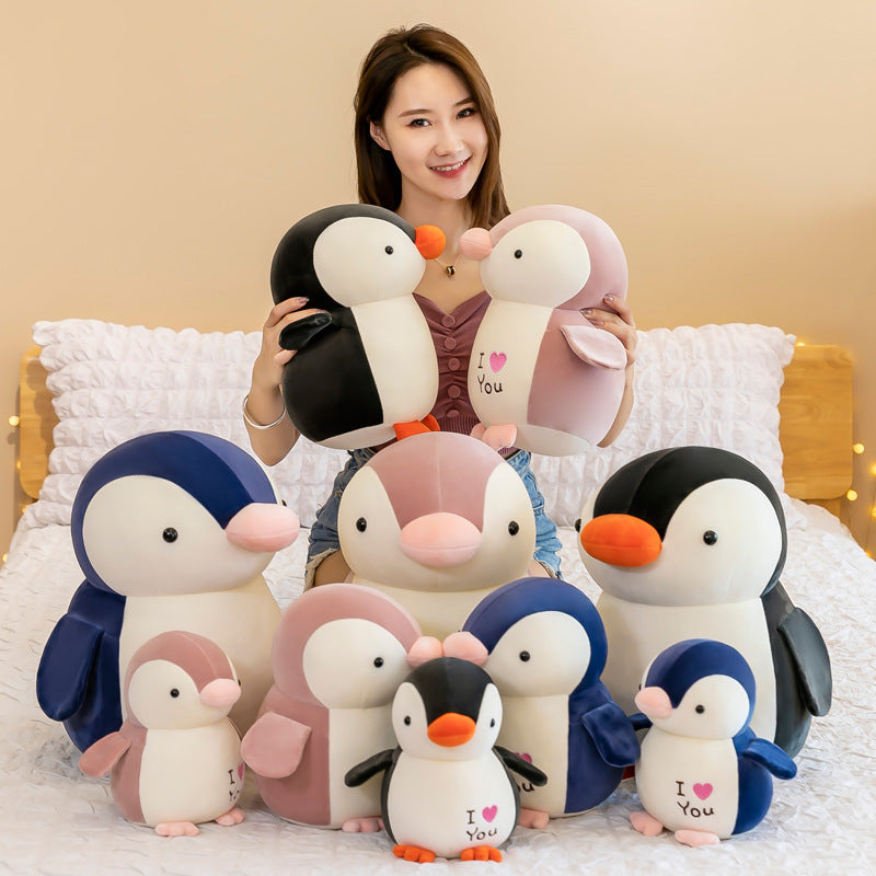 Shop FrostyFin: Cute Frosty Penguin Plushie - Stuffed Animals Goodlifebean Plushies | Stuffed Animals