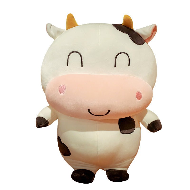 Chubby Happy Cow Plushie | Stuffed Animal Cow - Goodlifebean product_type