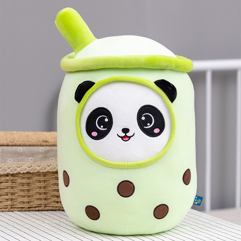 Shop Kawaii Panda in Boba Tea Plushie | Bubble Tea Plush - Goodlifebean Black Friday Sale | Plushies | Giant Teddy Bear