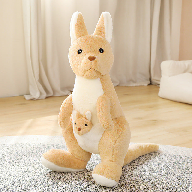 Shop KuddleRoos: Mommy & Mini Kangaroo Plushie - Goodlifebean Black Friday Sale | Plushies | Giant Teddy Bear