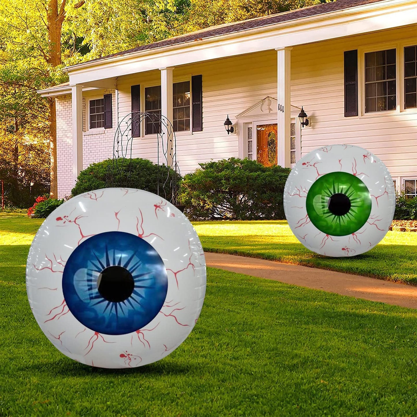 Shop Inflatable Glow-In-The-Dark Eyeball Balloon - Home Gadgets Goodlifebean Plushies | Stuffed Animals