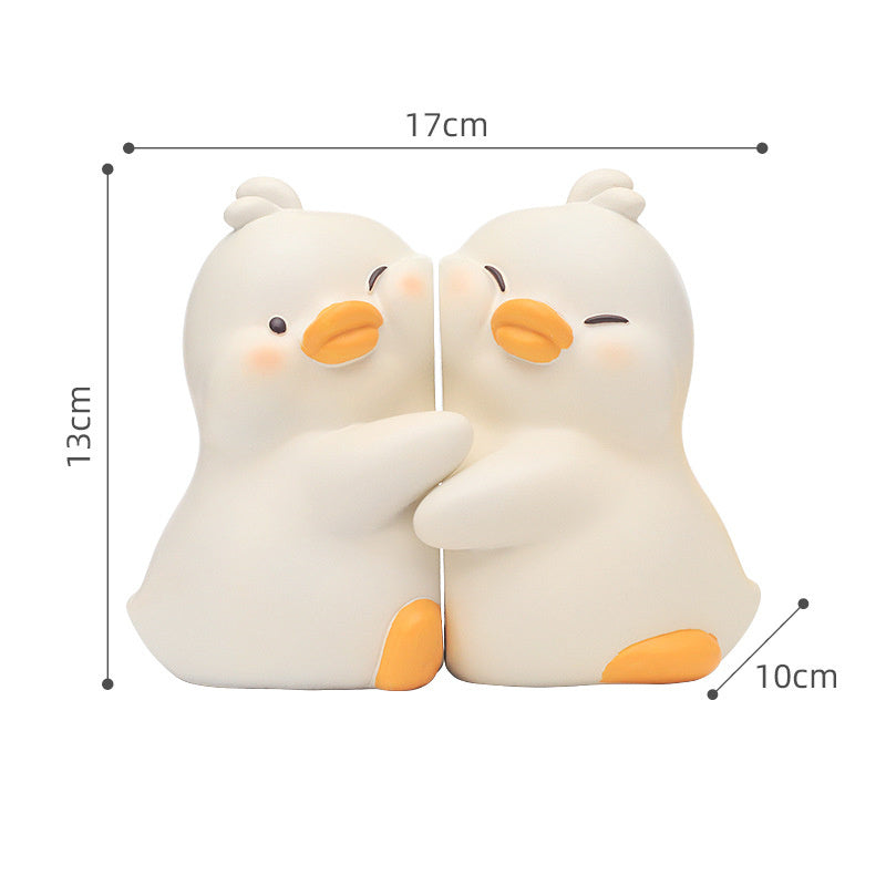 Shop Hug'n'Duck Bookends - home decor Goodlifebean Plushies | Stuffed Animals