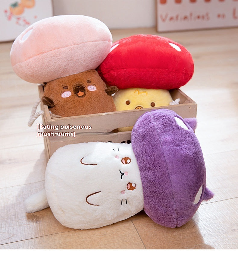 Shop Kinoberry: Kawaii Funny Mushroom Plushie - Goodlifebean Plushie | Stuffed Animal