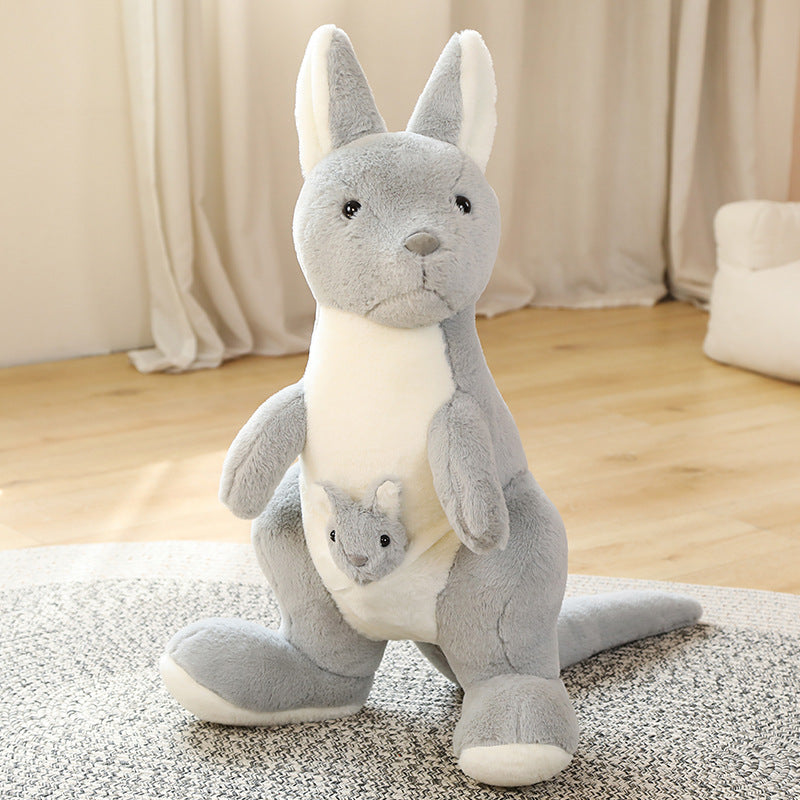 Shop KuddleRoos: Mommy & Mini Kangaroo Plushie - Stuffed Animals Goodlifebean Plushies | Stuffed Animals