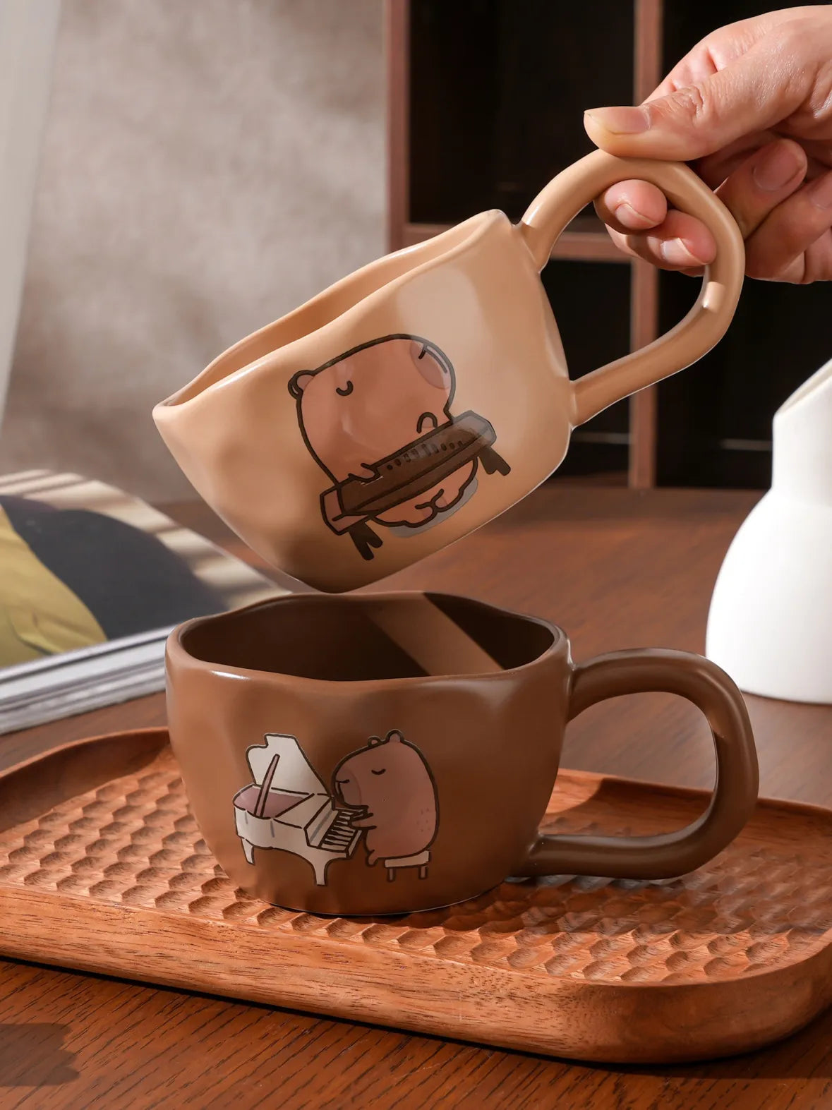 CapyBean: Kawaii Capybara Coffee Cup