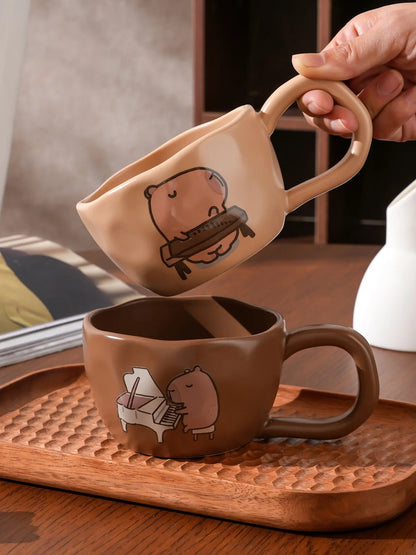 CapyBean: Kawaii Capybara Coffee Cup