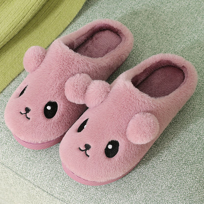 Shop Kawaii Thick-Sole Plush Slippers - Goodlifebean Black Friday Sale | Plushies | Giant Teddy Bear