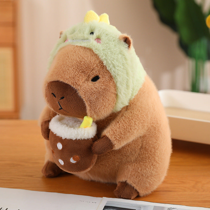 Shop CuddlyCapy: Chubby Capybara Plushie - Stuffed Animals Goodlifebean Plushies | Stuffed Animals