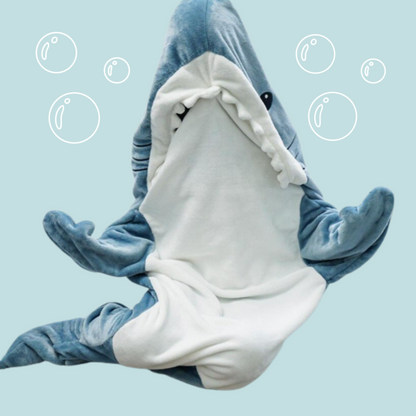 Shop Cozy Sharkie™: Cozy Shark Hoodie Blanket For Adults - Goodlifebean Plushies | Stuffed Animals