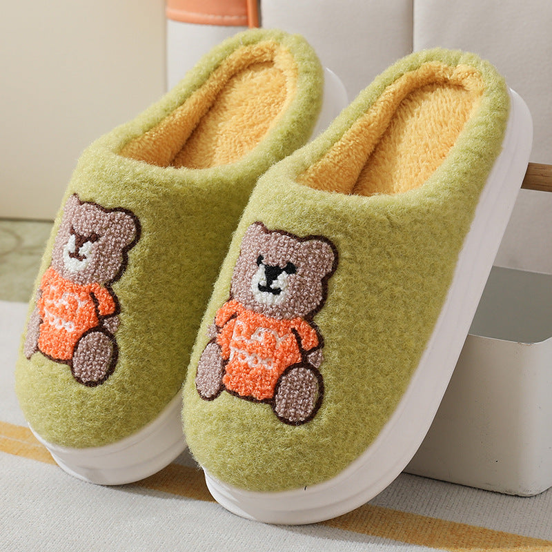 Shop Cute Teddy bear Slippers | Warm Indoor Slippers - Goodlifebean Black Friday Sale | Plushies | Giant Teddy Bear