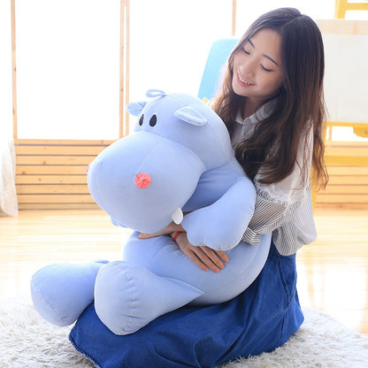 Shop Hazel the Happy Hippo Plushie - Stuffed Animals Goodlifebean Plushies | Stuffed Animals