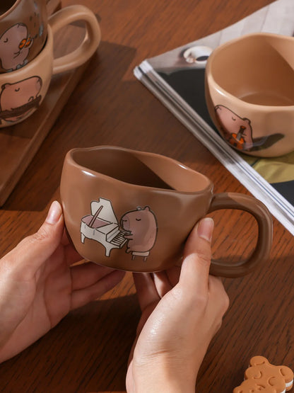 CapyBean: Kawaii Capybara Coffee Cup