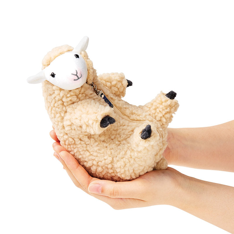 SnuggleLlama: The Cozy Alpaca Plushie with Removable Fleece Jacket