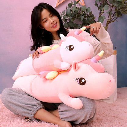 Shop Jumbo Unicorn Plushie - Goodlifebean Plushie | Stuffed Animal
