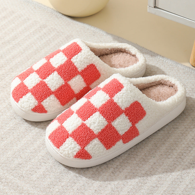 Shop Fuzzy Plaid Warm Indoor Slippers - Goodlifebean Black Friday Sale | Plushies | Giant Teddy Bear