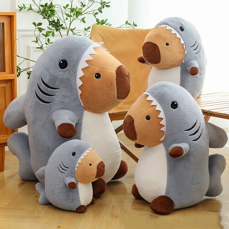 Jawsy: Massive Capybara Shark Plushie - Goodlifebean product_type