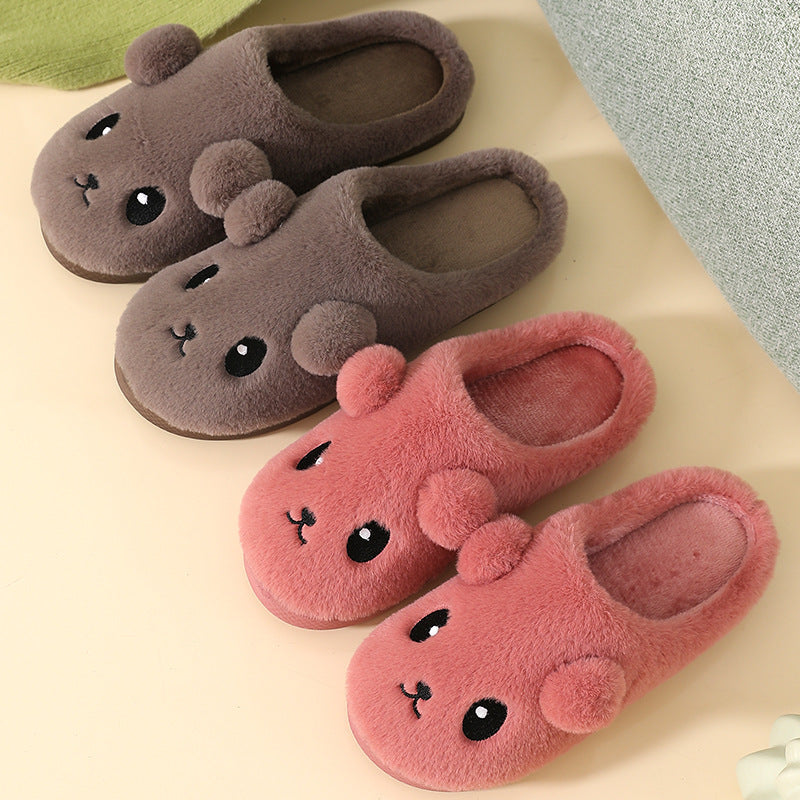 Shop Kawaii Thick-Sole Plush Slippers - Goodlifebean Black Friday Sale | Plushies | Giant Teddy Bear