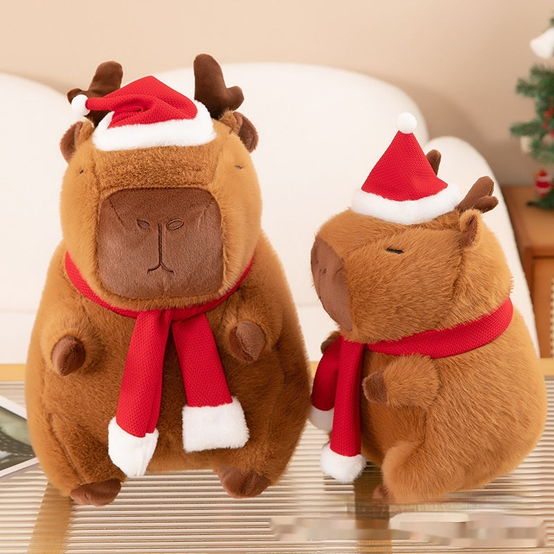 Christmas Capybara Plushie | Stuffed Animal capybara