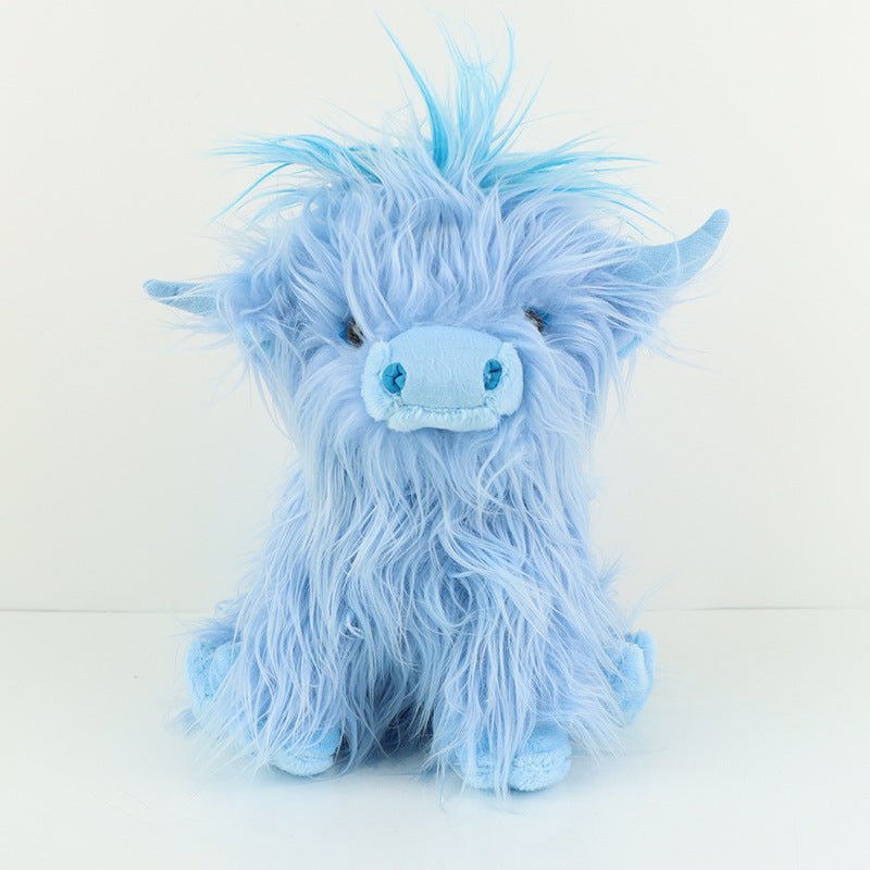 Blue Highland Cow Plushie | Mini Highland Cow Plushie - Goodlifebean product_type