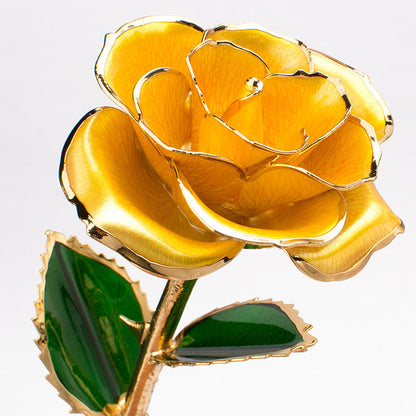 Shop Handmade 24K Gold-Plated Rose - Gifts Goodlifebean Plushies | Stuffed Animals