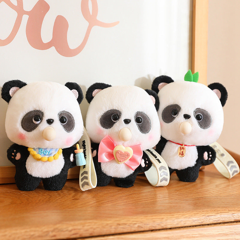 Shop Bloop Bean™ – Kawaii Panda Plush Bag Keychain | Cute Panda Keychain – Lil Beans Collection - Goodlifebean Plushie | Stuffed Animal