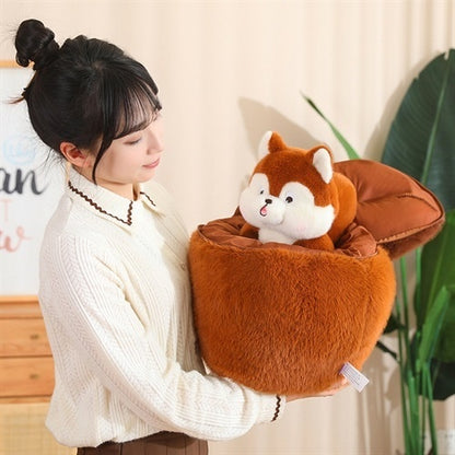 Nutkin: Surprise Inside Squirrel/Nutty Plushie