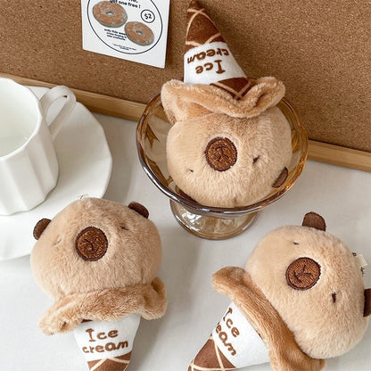 CapyCream: Mini Capybara Flavored Ice-cream Plushie