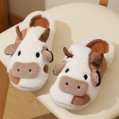 Fluffy Cow Slippers | Cloudy Slippers