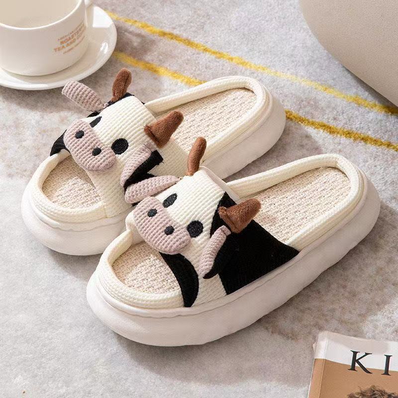 CloudCow Slippers | Cloudy Cow Slippers - Goodlifebean product_type
