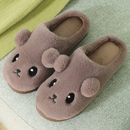 Shop Kawaii Thick-Sole Plush Slippers - Shoes Goodlifebean Plushies | Stuffed Animals