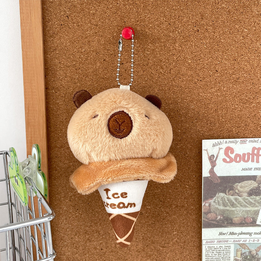 CapyCream: Mini Capybara Flavored Ice-cream Plushie